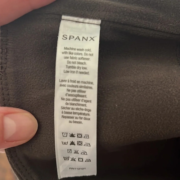 SPANX Ready to Wow Structured Capri Mnk Brown Size Small - Picture 3 of 9